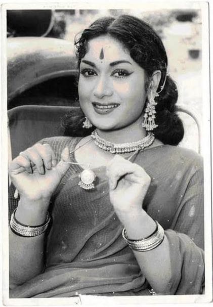 Actress Savitri raised a leopard